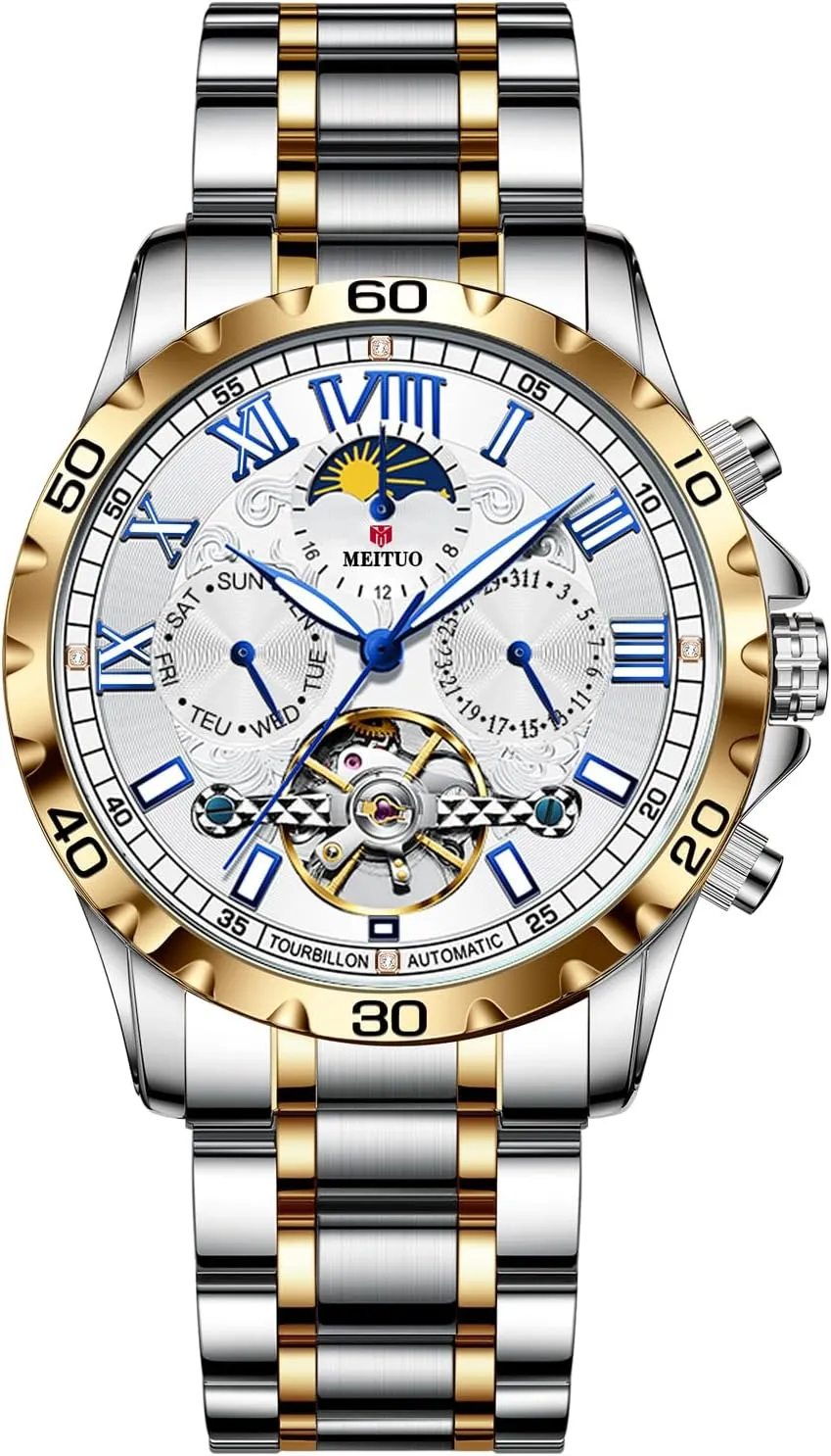 Winding Luxury Fashion Dress Wrist Watch Luminous coating anywhere huddle thesis severity receptor Waterproof Mens Automatic Watches Tourillon Skeleton Mechanical Mens Watch Self 