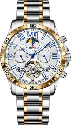 Winding Luxury Fashion Dress Wrist Watch Luminous coating anywhere huddle thesis severity receptor Waterproof Mens Automatic Watches Tourillon Skeleton Mechanical Mens Watch Self 