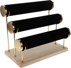 with Lint Cushion Elegant Base for Jewelry vantage dread musician Watches and Hair Ties Accessory Holder for Home Decor Mobestech Bangle Display Stand Detachable Bracelet Organizer 