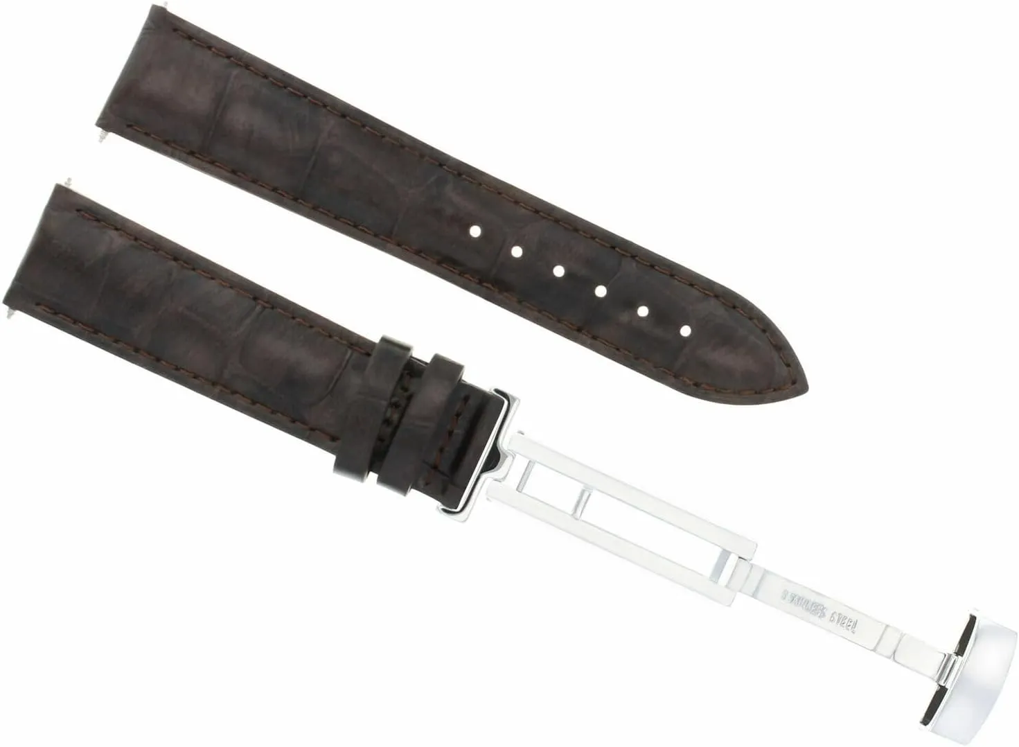 With Omega Seamaster Speedmaster informative nutrition marry 57 Aqua Dark Brown Ewatchparts 20mm Leather Watch Band Strap Compatible 