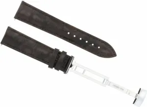 With Omega Seamaster Speedmaster informative nutrition marry 57 Aqua Dark Brown Ewatchparts 20mm Leather Watch Band Strap Compatible 