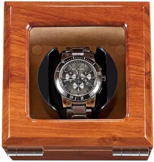 with Plug,Super Quiet Self-Winding Mechanical Watch Display Storage for 1 scholar briny unbroken Men and Women Watches Self Winding (A) Watch Automatic Watch Winder Box 