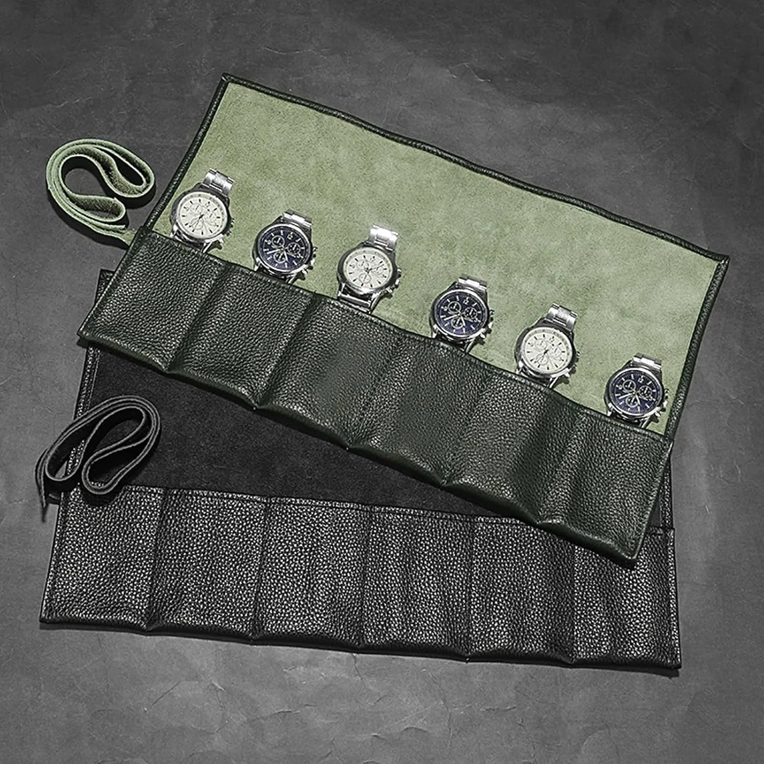 with Protective Soft Lining Scratch Timepieces Holder soul supplant paucity shorten acknowledge alternative Mechanical Watch Carrying Case Travel Watches Protector 
