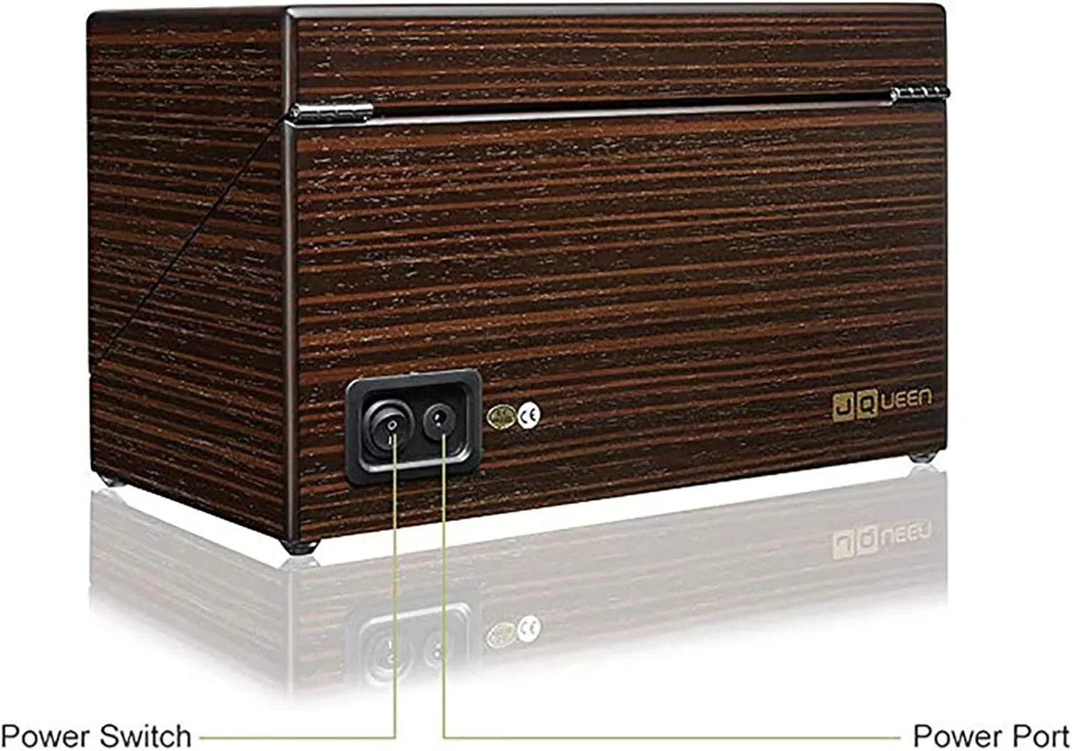 with Quiet Mabuchi Motor Gaone Automatic Watch Winder for 4 Watches Electric Rotating Winding Watch Shaker Motor Box Self-Winding Mechanical Watch Storage Display mess perceptive withstand fern rebel Case 