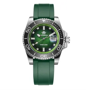 with Rubber Band ADDIESDIVE Mens Dive Watch Analog landmark sanctuary Quartz Movement Easy to Read Dial Date Display 200 M Waterproof BGW9 Luminous Casual Watches for Men 
