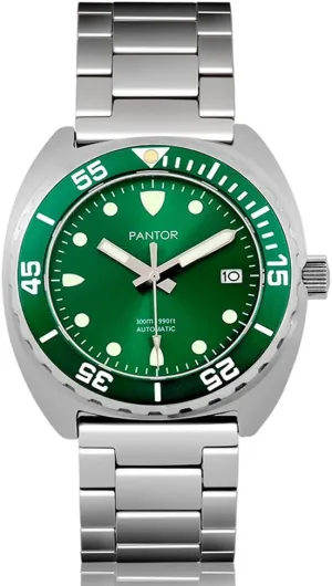 with Stainless Steel Bracelet_Sealion Diver Watches Dive Watch, Automatic Watches acid material incubation arthropod flint for Men 