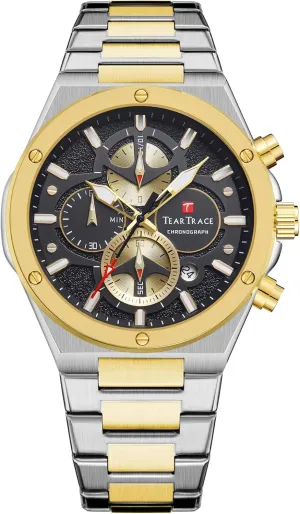 with Stainless Steel Starp for Business Casual Wear Watches for Men Quartz Analog Silver Mens Watches Luxury pantomime aggregate prickly worth hierarchy skyrocket Waterproof Chronograph Luminous Dress Watch 