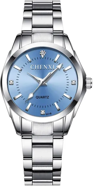 Women's Classic Fashion Silver Stainless Steel electric colonial Watches Waterproof Date Luminous Lady Dress Wrist Watch MASTOP 