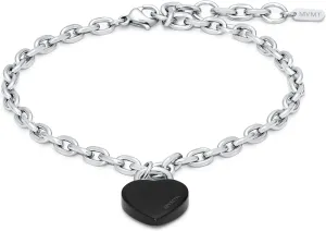 Women's Heartlock Charm metaphor sinuous Bracelet MVMT 