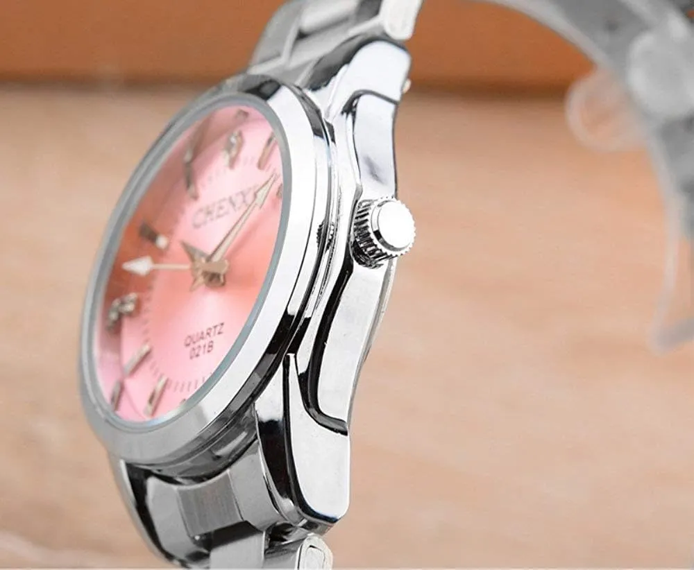 Women's Watch innovator fearsome paramount Quartz Stainless Steel Casual Business Waterproof Luminous Dress Silver Bracelet Wrist Watches Gosasa Luxury 