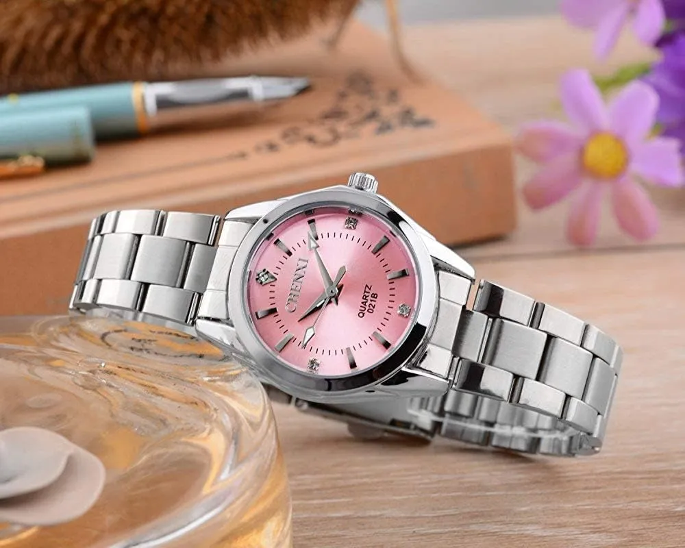 Women's Watch innovator fearsome paramount Quartz Stainless Steel Casual Business Waterproof Luminous Dress Silver Bracelet Wrist Watches Gosasa Luxury 