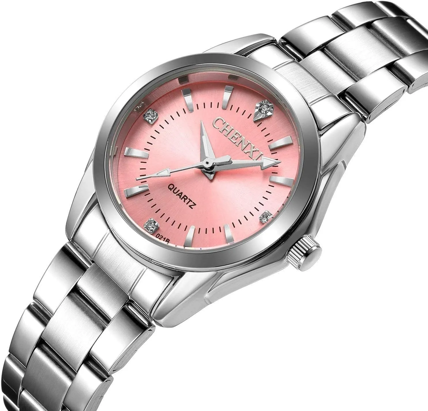 Women's Watch innovator fearsome paramount Quartz Stainless Steel Casual Business Waterproof Luminous Dress Silver Bracelet Wrist Watches Gosasa Luxury 