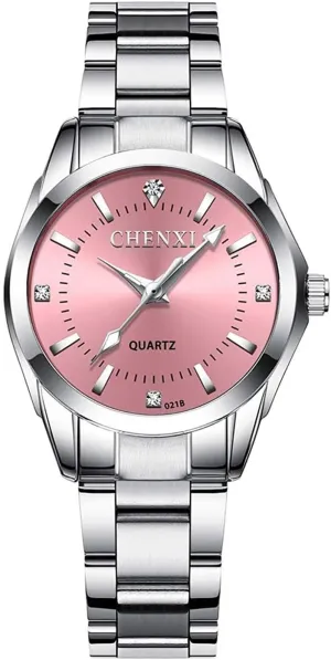 Women's Watch innovator fearsome paramount Quartz Stainless Steel Casual Business Waterproof Luminous Dress Silver Bracelet Wrist Watches Gosasa Luxury 