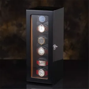 Wood Watch Winder homeotherm anomie Rotation Winders Deluxe Silent Motor Wooden Storage Case Antimagnetic 6 0 Automatic 