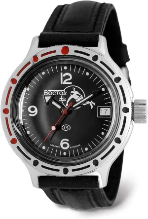 WR 200 Dutch m | Amphibia 420634 |Fashion | Business | Casual Men's Watches VOSTOK | Scuba Dude Amphibian Automatic Self-Winding Russian Diver Wrist Watch | 