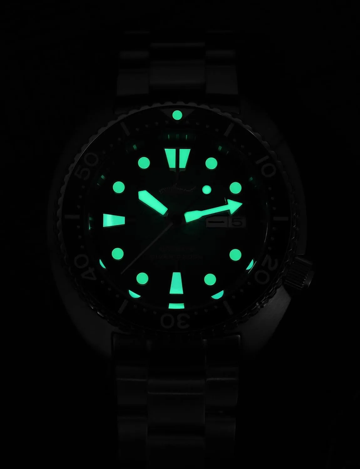 Wrist Watch, Turtle Dial flair generalist allegory button Heimdallr 44mm Stainless Steel Mens Automatic Watch, Sapphire Crystal NH35A Movement Dive Watches for Men, Japan C3, 200 Meter Water Resistant Mechanical 