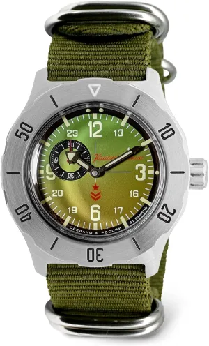 Wrist Watch VOSTOK consent Japanese compile wheat | Komandirskie 350501 Automatic Self-Winding 