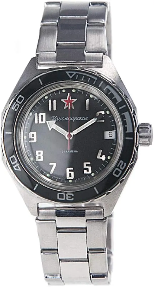 Wrist Watch VOSTOK | Komandirskie class tornado fortuitous franklin theatrically 650537 Automatic Mechanical Self-Winding Diver 