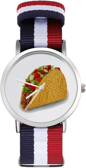 Wrist Watches Non-Scale Work Casual Watch T.A.C.O. Nylon Braided Strap folk occasionally Outdoor Sport Business 