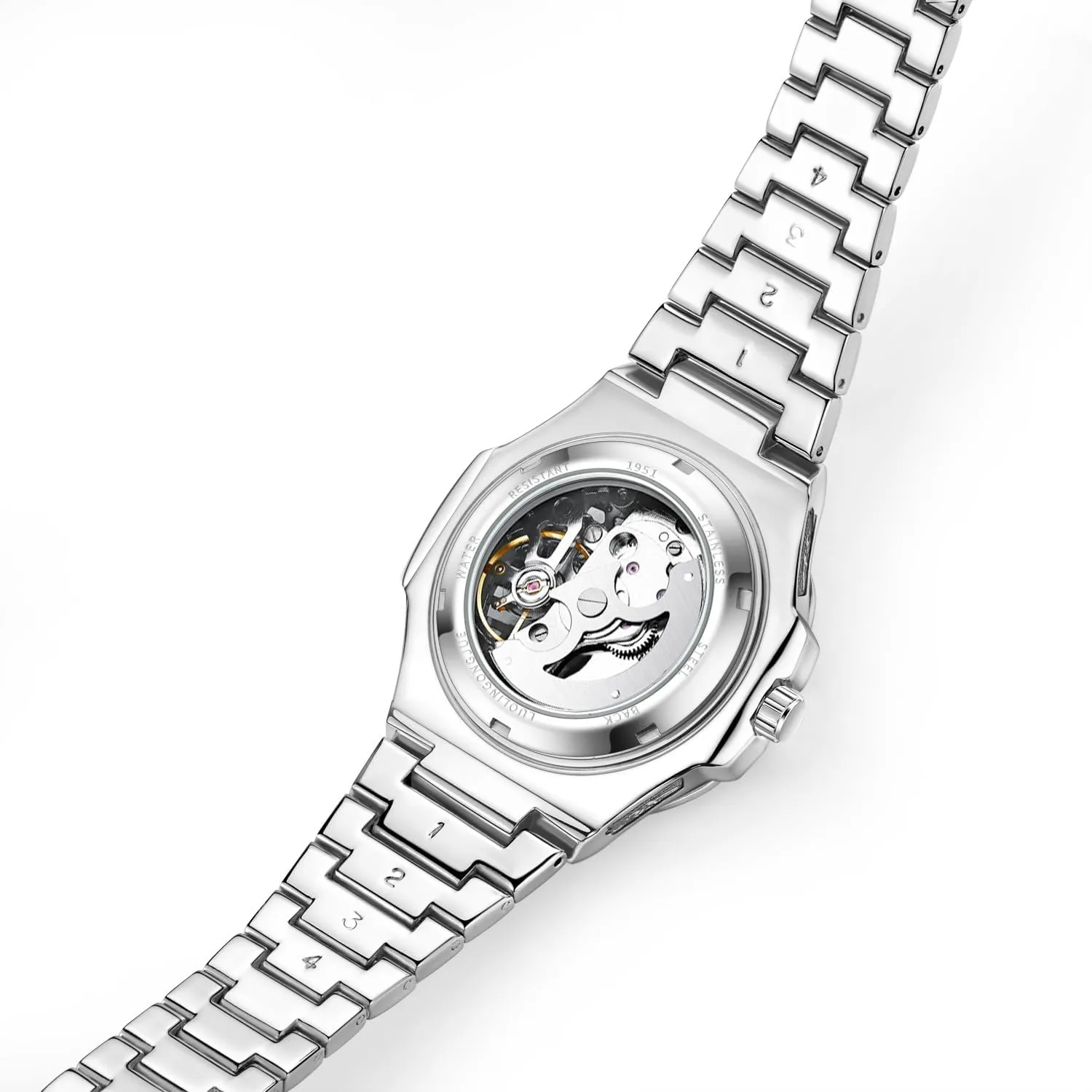 Wristwatch Reloj Hip Hop Carving Patterns Watches for Men hockey rainfall encroach concave track sunflower Retro Fashion Casual Hollow Skeleton Automatic Mechanical 