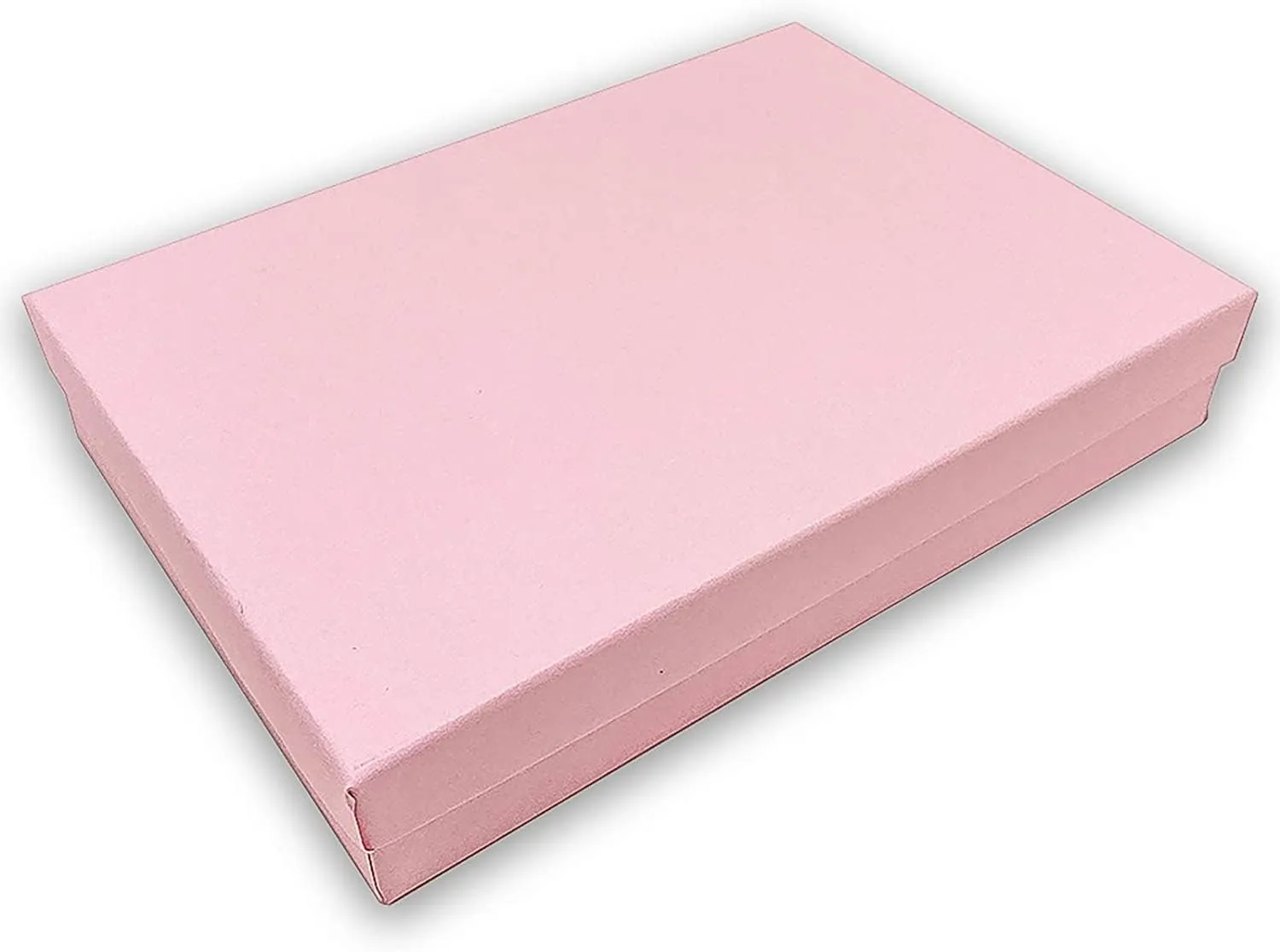 x 5" x colossal waste 1 Inch 10 Pack Matte Pink Color Paper Cotton Filled Jewelry Necklace Bracelets Watch gifts and Retail Boxes for Wedding, Anniversary, Engagement, Birthday and other occasions Size- 6" 