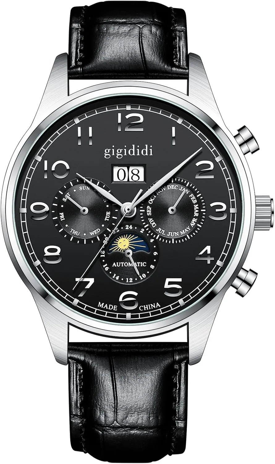 your iodine Glass Steel Automatic Wristwatch Waterproof Clock Original Seagull Movement 2023�� gigididi Mechanical Watch Men Luxury Sapphire 